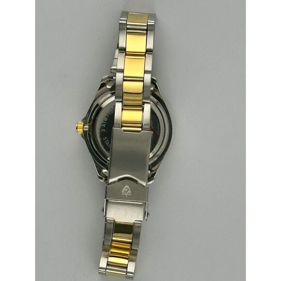 Genevex Quartz Date Watch 3ATM 100ft water resistant Golden & Silver Color - Picture 6 of 9